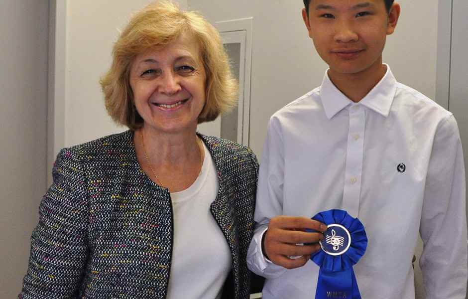 International School of Music student won MTNA music competition in Bethesda
